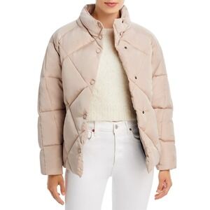 Apparis Maxim Puffer‎ Coat Beige Tan Size Large NEW